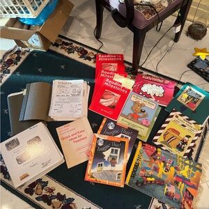 Education books grade 2-5 Children's Book Collection and many lessons copies